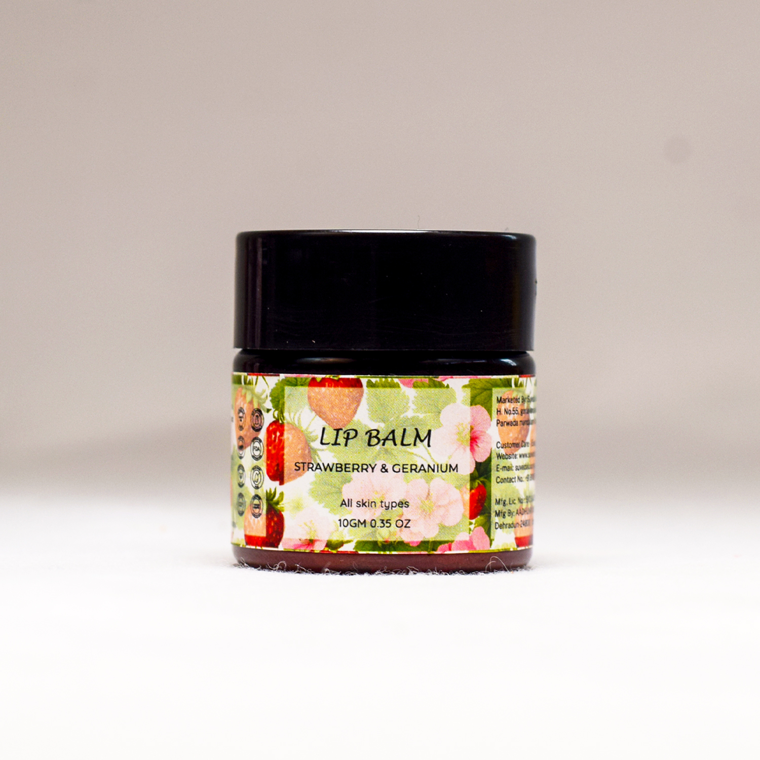 Lip Balm Strawberry & Geranium - Image 2